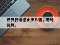 九城游戏中心官网-世界杯遗憾止步八强，无缘奖牌。