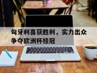 九城游戏中心官网-匈牙利喜获胜利，实力出众争夺欧洲杯桂冠