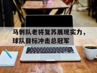 九城游戏中心官网-马刺队老将复苏展现实力，球队目标冲击总冠军
