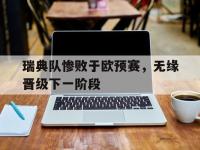 九游游戏中心网页版-瑞典队惨败于欧预赛，无缘晋级下一阶段